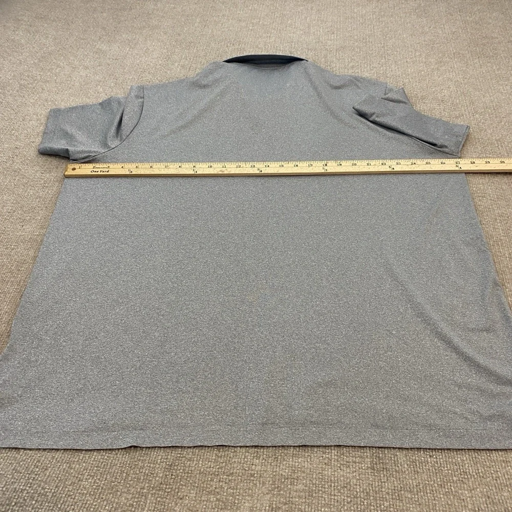 Polo Ralph Lauren Polo Shirt Men XXL Gray Performance Stretch Jersey Golf Preppy